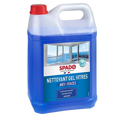 Spado Nettoyant vitres et surfaces - Gel anti-traces - Bidon 5L