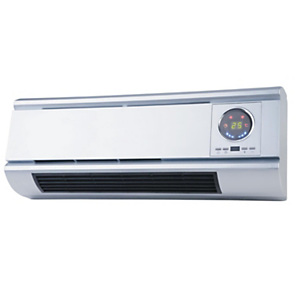Spider Termoventilatore a parete con telecomando, 2000 W, Argento, 225 x 150 x 550 mm Spider Termoventilatore a parete con telecomando, 2000 W, Argento, 225 x 150 x 550 mm