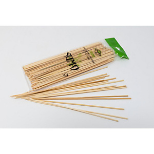 Spiedini monouso per alimenti in legno, Punta singola, 20 cm (confezione 1.000 pezzi) Spiedini monouso per alimenti in legno, Punta singola, 20 cm (confezione 1.000 pezzi)
