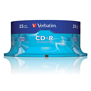 Spindel 25 CD-R Extra Protection 700 MB Verbatim 52x
