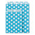 Spotted paper counter top bags, aqua, 170x230mm, pack of 1000 - 1