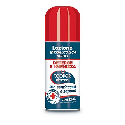 Spray idroalcolico  igienizzante mani COOPERDermo, Bomboletta 100 ml