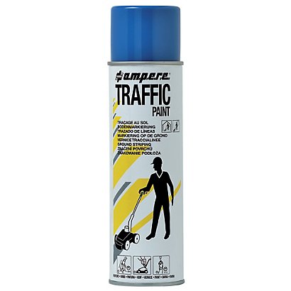 Spuitbus verf Traffic Ampere 500 ml voor markering blauwe kleur