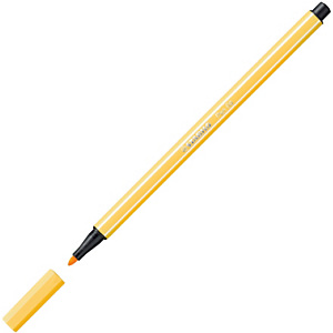 STABILO 68, Rotulador de punta de fibra, punta mediana, cuerpo de polipropileno, tinta amarilla STABILO 68, Rotulador de punta de fibra, punta mediana, cuerpo de polipropileno, tinta amarilla