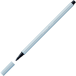 STABILO 68, Rotulador de punta de fibra, punta mediana, cuerpo de polipropileno, tinta gris STABILO 68, Rotulador de punta de fibra, punta mediana, cuerpo de polipropileno, tinta gris