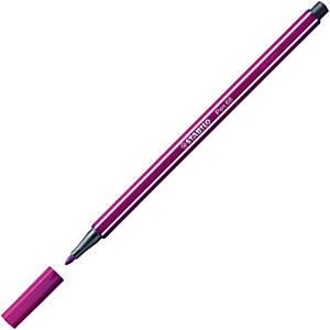 STABILO 68, Rotulador de punta de fibra, punta mediana, cuerpo de polipropileno, tinta morada STABILO 68, Rotulador de punta de fibra, punta mediana, cuerpo de polipropileno, tinta morada