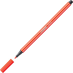 STABILO 68, Rotulador de punta de fibra, punta mediana, cuerpo de polipropileno, tinta rojo oscuro STABILO 68, Rotulador de punta de fibra, punta mediana, cuerpo de polipropileno, tinta rojo oscuro