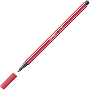 STABILO 68, Rotulador de punta de fibra, punta mediana, cuerpo de polipropileno, tinta rojo oscuro STABILO 68, Rotulador de punta de fibra, punta mediana, cuerpo de polipropileno, tinta rojo oscuro