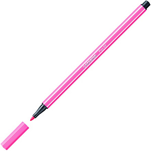 STABILO 68, Rotulador de punta de fibra, punta mediana, cuerpo de polipropileno, tinta rosa STABILO 68, Rotulador de punta de fibra, punta mediana, cuerpo de polipropileno, tinta rosa