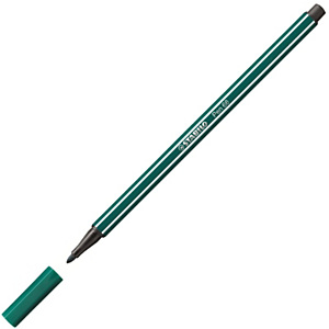 STABILO 68, Rotulador de punta de fibra, punta mediana, cuerpo de polipropileno, tinta verde STABILO 68, Rotulador de punta de fibra, punta mediana, cuerpo de polipropileno, tinta verde