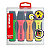 STABILO BOSS EXECUTIVE Surligneurs pointe biseautée 2 et 5 mm - Coloris assortis - Pochette de 4 - 1