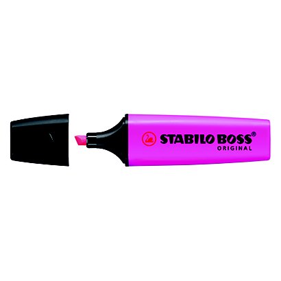 STABILO Boss Original Marcador fluorescente, punta biselada, 2-5 mm, Lila