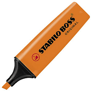STABILO Boss Original Marcador fluorescente, punta biselada, 2-5 mm, Naranja