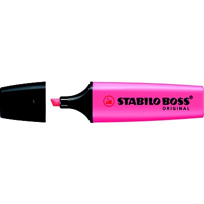 STABILO Boss Original Marcador fluorescente, punta biselada, 2-5 mm, Rosa - 1