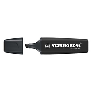 STABILO BOSS® ORIGINAL Marcatore permanente, Punta a scalpello, Tratto 2 - 5 mm, Nero (confezione 10 pezzi) STABILO BOSS® ORIGINAL Marcatore permanente, Punta a scalpello, Tratto 2 - 5 mm, Nero (confezione 10 pezzi)