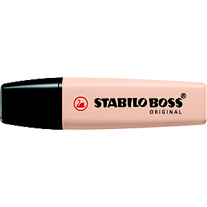 STABILO Boss Original Nature Colors Marcador fluorescente, punta biselada, 2-5 mm, color beige STABILO Boss Original Nature Colors Marcador fluorescente, punta biselada, 2-5 mm, color beige