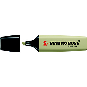 STABILO Boss Original Nature Colors Marcador fluorescente, punta biselada, 2-5 mm, color verde barro STABILO Boss Original Nature Colors Marcador fluorescente, punta biselada, 2-5 mm, color verde barro