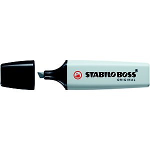 STABILO Boss Original Pastel Marcador fluorescente, punta biselada, 2-5 mm, gris polvoriento STABILO Boss Original Pastel Marcador fluorescente, punta biselada, 2-5 mm, gris polvoriento