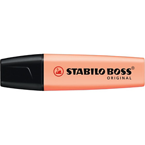 STABILO Boss Original Pastel Marcador fluorescente, punta biselada, 2-5 mm, naranja pastel STABILO Boss Original Pastel Marcador fluorescente, punta biselada, 2-5 mm, naranja pastel