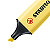 STABILO BOSS ORIGINAL Pastel Surligneur pointe biseautée 2 et 5 mm - Crème de jaune - 3