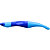 STABILO Easy original Bolígrafo de punta de bola para zurdos, tinta líquida, punta fina de 0,5 mm, color del cuerpo azul-azul claro, tinta color azul - 1