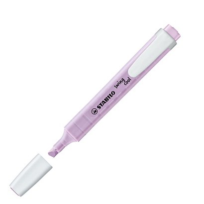 STABILO Evidenziatore Swing Cool pastel - punta a scalpello - tratto 1 - 4 mm - glicine 155 - 1