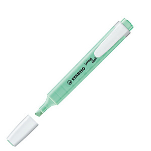 STABILO Evidenziatore Swing Cool pastel - punta a scalpello - tratto 1 - 4 mm - verde menta 116 STABILO Evidenziatore Swing Cool pastel - punta a scalpello - tratto 1 - 4 mm - verde menta 116