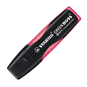 STABILO GREEN BOSS®, Evidenziatore, Punta a scalpello, 2 mm - 5 mm, Rosa (confezione 10 pezzi) STABILO GREEN BOSS®, Evidenziatore, Punta a scalpello, 2 mm - 5 mm, Rosa (confezione 10 pezzi)
