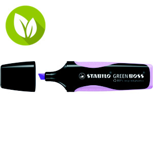STABILO Green Boss Marcador fluorescente, punta biselada, 2 mm-5 mm, Pastel brisa violeta