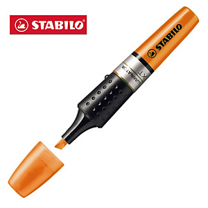 STABILO LUMINATOR, Evidenziatore, Punta a scalpello, 2 mm - 5 mm, Arancione (confezione 5 pezzi)