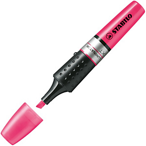 STABILO LUMINATOR, Evidenziatore, Punta a scalpello, 2 mm - 5 mm, Rosa (confezione 5 pezzi)