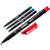 STABILO Marcatore permanente OHPen universal, Punta tonda, 0,4 mm (super fine), Rosso (confezione 10 pezzi) - 1