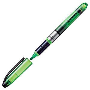 STABILO NAVIGATOR, Evidenziatore, Tecnologia Liquid-Ink, Punta a scalpello, 1 mm - 4 mm, Verde (confezione 10 pezzi)