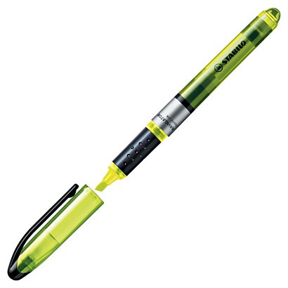 STABILO Navigator Marcador fluorescente, punta biselada, 1 mm-4 mm, Amarillo - 1