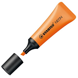 STABILO NEON, Evidenziatore, Punta a scalpello, 2 mm - 5 mm, Arancione (confezione 10 pezzi) STABILO NEON, Evidenziatore, Punta a scalpello, 2 mm - 5 mm, Arancione (confezione 10 pezzi)