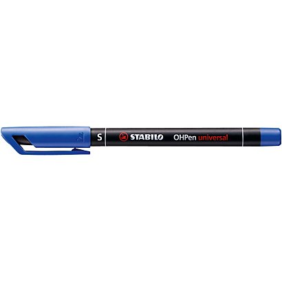 STABILO OHPen universal Stylo-feutre marqueur permanent pointe extra-fine 0,4 mm - Bleu - 1