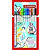 STABILO Pen 68 Brush Rotulador de fibra, Punta de pincel, caja de cartón de 12 rotuladores, colores surtidos - 1