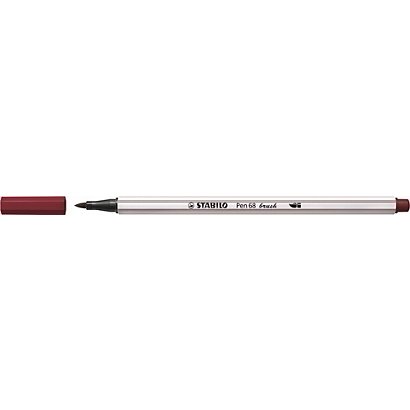 STABILO Pen 68 Brush Rotulador de fibra, Punta de pincel, purpura