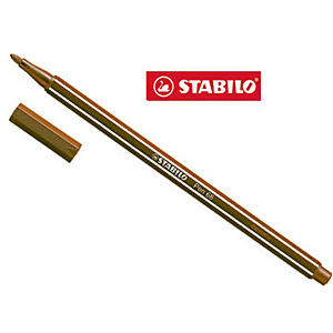STABILO Pen 68 Penna con punta in fibra, Punta media, Fusto in polipropilene carminio, Inchiostro carminio (confezione 10 pezzi) STABILO Pen 68 Penna con punta in fibra, Punta media, Fusto in polipropilene carminio, Inchiostro carminio (confezione 10 pezzi)