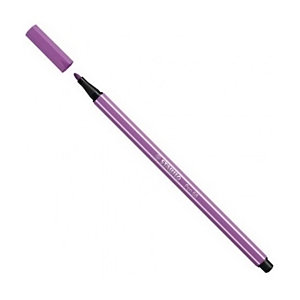 STABILO Pen 68, Rotulador de punta de fibra, punta mediana, cuerpo de polipropileno, color ciruela
