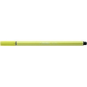 STABILO Pen 68, Rotulador de punta de fibra, punta mediana, cuerpo de polipropileno, color mostaza