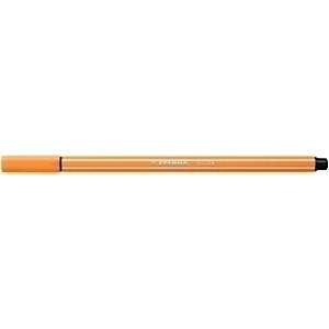 STABILO Pen 68, Rotulador de punta de fibra, punta mediana, cuerpo de polipropileno, color papaya STABILO Pen 68, Rotulador de punta de fibra, punta mediana, cuerpo de polipropileno, color papaya