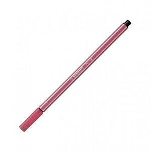 STABILO Pen 68, Rotulador de punta de fibra, punta mediana, cuerpo de polipropileno, color rojo fresa