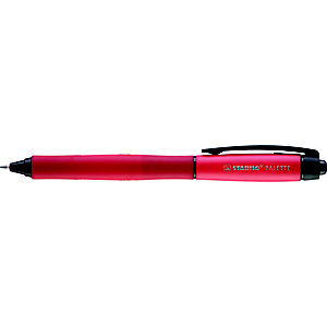 STABILO Penna roller a scatto Palette, Punta fine, Fusto rosso, Inchiostro rosso (confezione 10 pezzi) STABILO Penna roller a scatto Palette, Punta fine, Fusto rosso, Inchiostro rosso (confezione 10 pezzi)