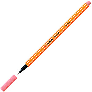 STABILO Point 88® Bolígrafo fineliner, punta fina de 0,4 mm, cuerpo naranja de polipropileno, tinta albaricoque STABILO Point 88® Bolígrafo fineliner, punta fina de 0,4 mm, cuerpo naranja de polipropileno, tinta albaricoque