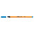 STABILO Point 88® Bolígrafo fineliner, punta fina de 0,4 mm, cuerpo naranja de polipropileno, tinta azul ultramarino - 1