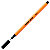 STABILO Point 88 Bolígrafo fineliner, punta fina de 0,4 mm, cuerpo naranja de polipropileno, tinta negra - 1
