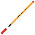 STABILO Point 88 Bolígrafo fineliner, punta fina de 0,4 mm, cuerpo naranja de polipropileno, tinta roja - 1