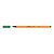 STABILO Point 88 Bolígrafo fineliner, punta fina de 0,4 mm, cuerpo naranja de polipropileno, tinta verde - 2