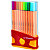 STABILO Point 88 Fineliner, Punta fine da 0,4 mm, Fusto in polipropilene arancione, Inchiostro in colori assortiti (confezione 20 pezzi) - 2